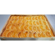 Peach Frangipane Slab 16"X 12" Serving 25-40
